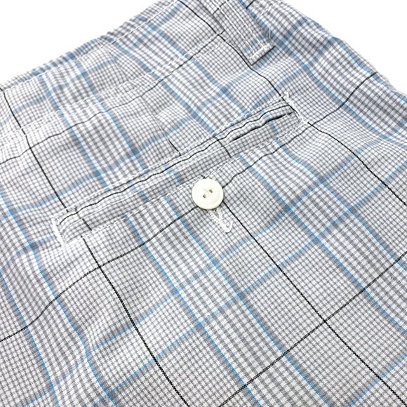 FOOT LOCKER Men’s Casual Flat Front Plaid Shorts Size 36 - Picture 7 of 7